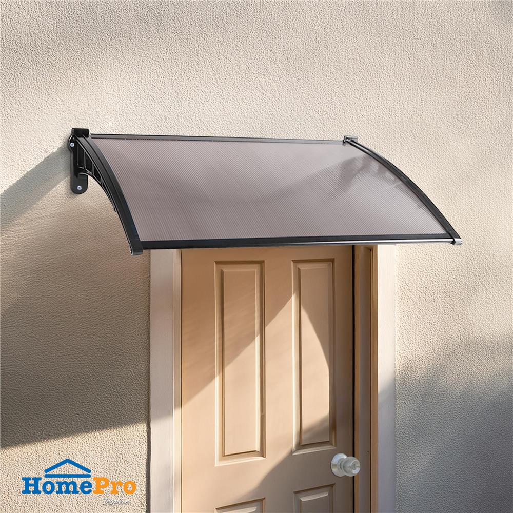 กันสาดโพลีคาร์บอเนต ผิวใส SUNSHIELD 60x100 ซม. สีชา