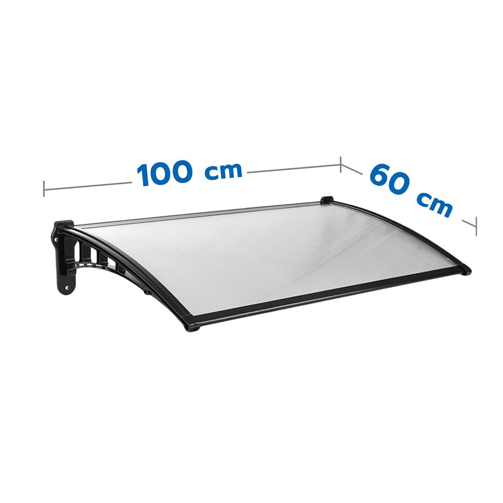 กันสาดโพลีคาร์บอเนต ผิวใส SUNSHIELD 60x100 ซม. สีใส