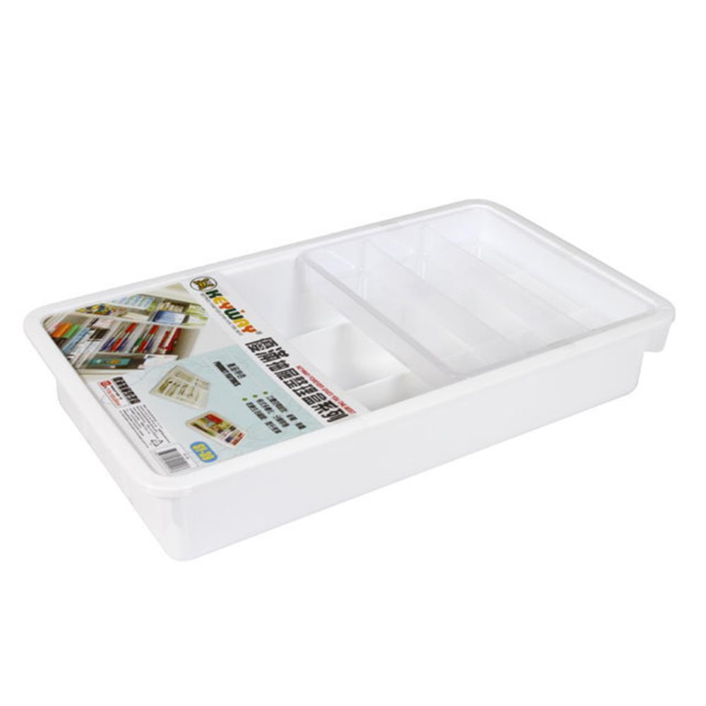 ถาดเครื่องเขียน KEYWAY SY-3931.9x18.5x5.9 ซม. สีขาว