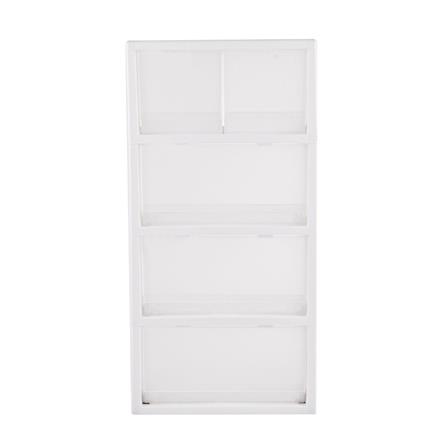 ตู้ลิ้นชัก 4 ชั้น มีล้อ STACKO FINE 42.1x35.8x85.1 ซม. สีขาว_1