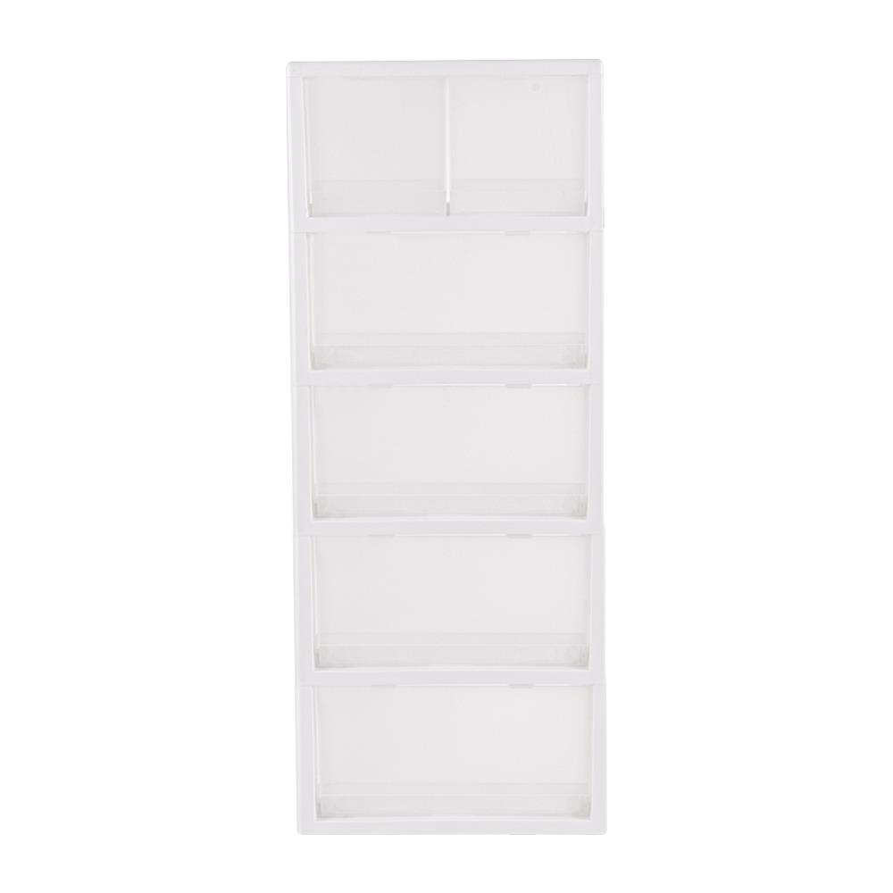 ตู้ลิ้นชัก 5 ชั้น มีล้อ STACKO FINE 42.1x35.8x105.5 ซม. สีขาว