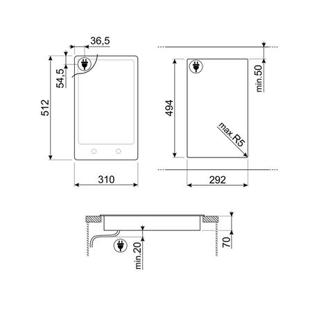 เตาฝังเซรามิก SMEG PGF32C 30 ซม._1