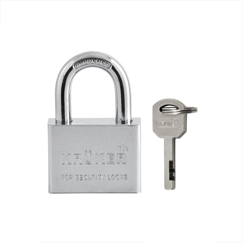 กุญแจลูกปืน KRUKER 681-5 50 มม. สีสเตนเลส