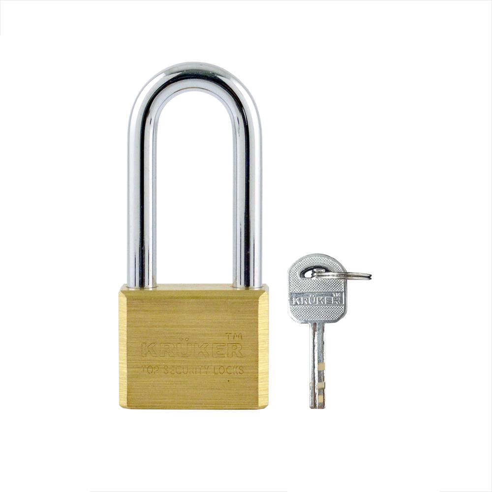 กุญแจลูกปืน KRUKER 744-7 40 มม. สีทองเหลือง