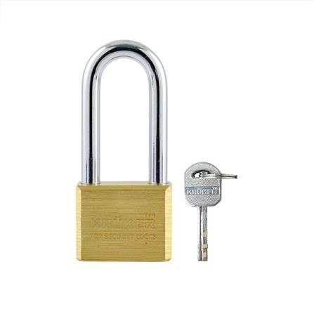 กุญแจลูกปืน KRUKER 744-7 40 มม. สีทองเหลือง