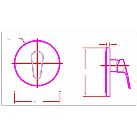 วาล์วฝังกำแพงผสม AMERICAN STANDARD A-0322-500B_1