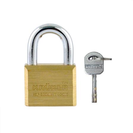 กุญแจลูกปืน KRUKER 743-0 40 มม. สีทองเหลือง_0