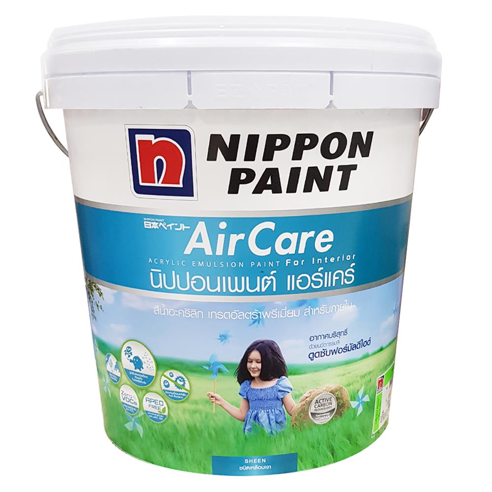สีน้ำทาภายใน NIPPON PAINT AIR CARE BASE A เนียน 2.5 แกลลอน