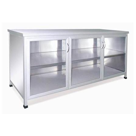 ตู้ตั้งพื้นอะลูมิเนียม SANKI SMC-150 สีเงิน_0