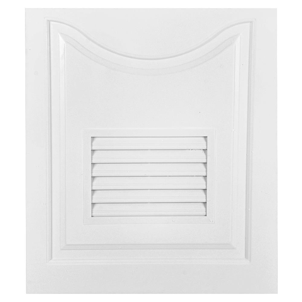 ประตูห้องน้ำ UPVC AZLE PZ2 70X200 ซม. สีขาว เจาะลูกบิด