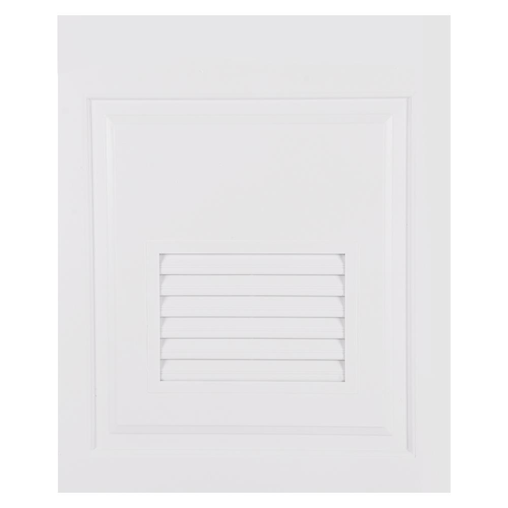 ประตูห้องน้ำ UPVC AZLE PZ6 70X200 ซม. สีขาว เจาะลูกบิด