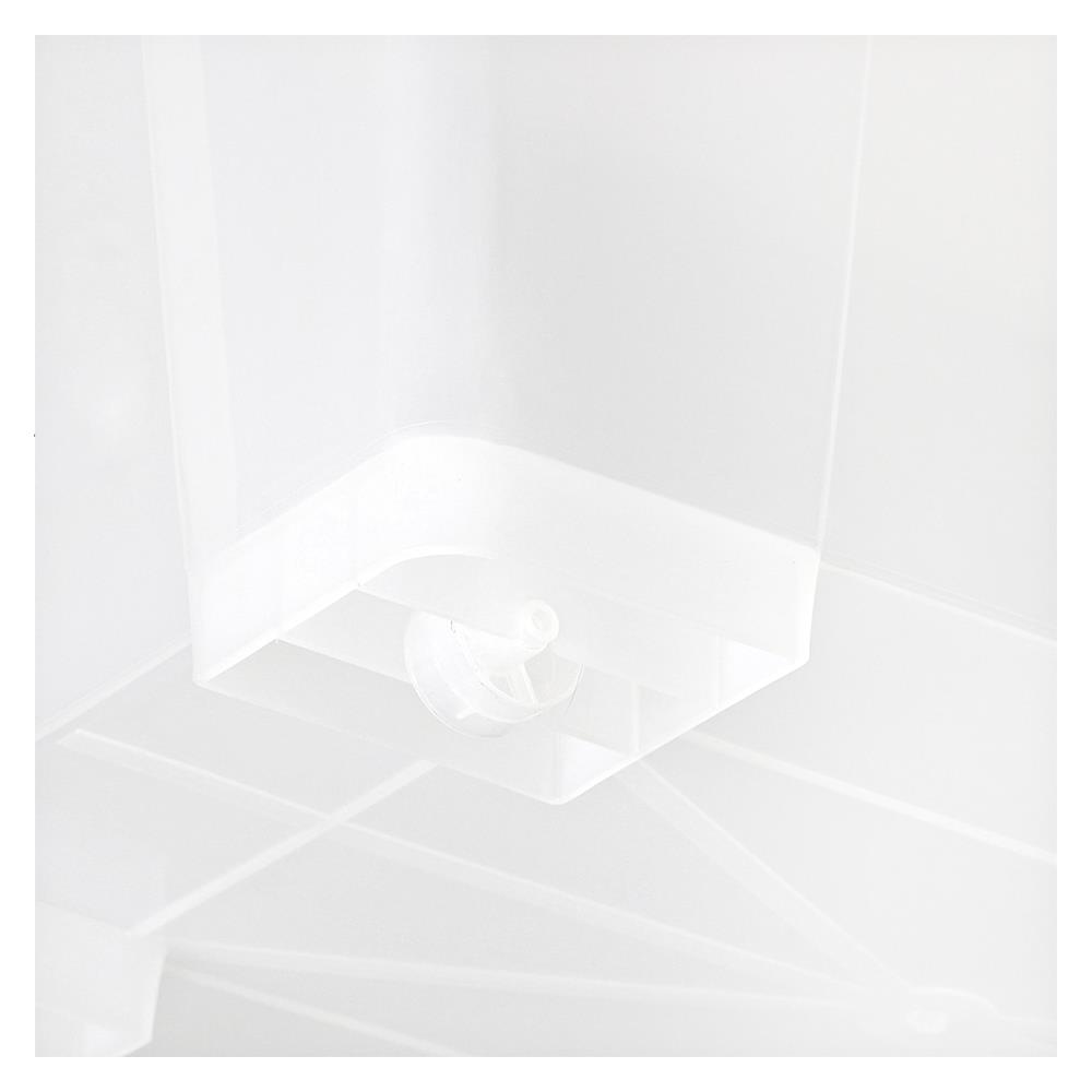 กล่องเก็บของ มีล้อ ฝาล็อค STACKO 110 ลิตร 6655 สีใส