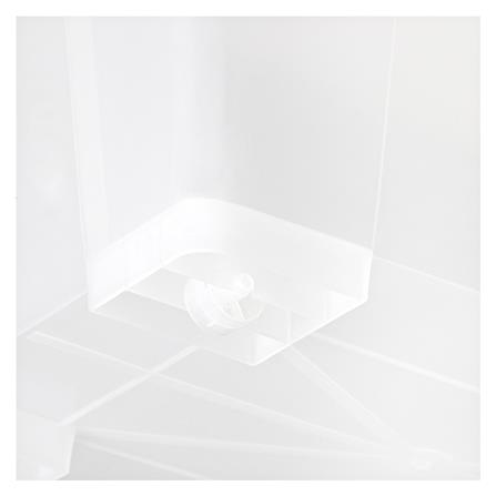 กล่องเก็บของ มีล้อ ฝาล็อค STACKO 110 ลิตร 6655 สีใส_3