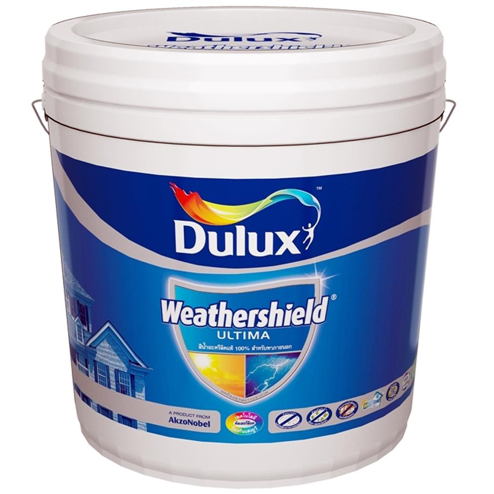 สีน้ำทาภายนอก DULUX WEATHERSHIELD ULTIMA BASE A กึ่งเงา 3 ลิตร