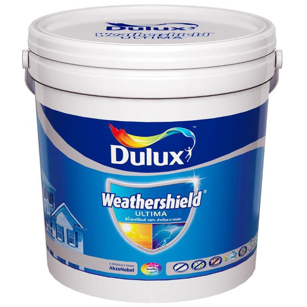 สีน้ำทาภายนอก DULUX WEATHERSHIELD ULTIMA BASE B กึ่งเงา 3 ลิตร