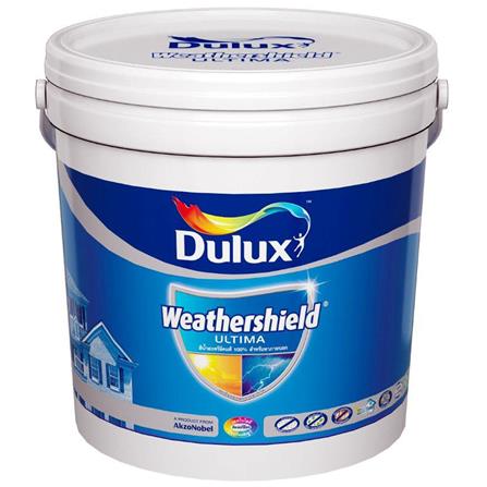 สีน้ำทาภายนอก DULUX WEATHERSHIELD ULTIMA BASE B กึ่งเงา 3 ลิตร_0