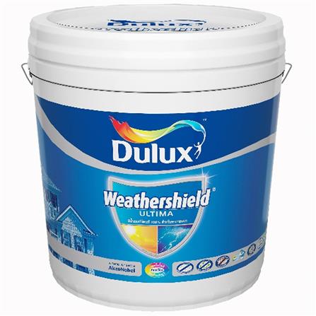 สีน้ำทาภายนอก DULUX WEATHERSHIELD ULTIMA BASE B กึ่งเงา 9 ลิตร_0