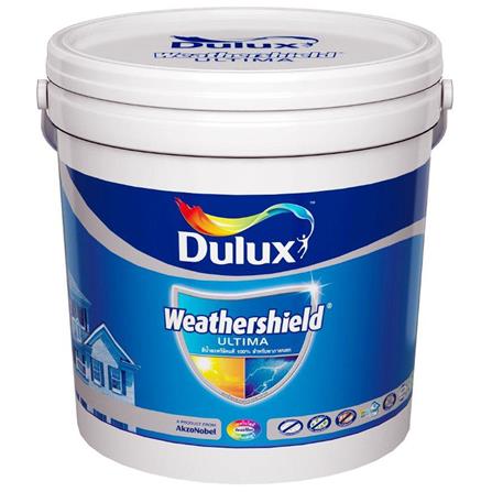 สีน้ำทาภายนอก DULUX WEATHERSHIELD ULTIMA BASE C กึ่งเงา 3 ลิตร_0