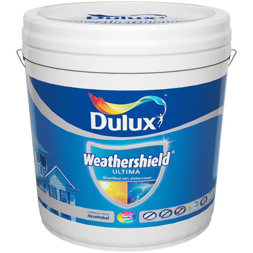 สีน้ำทาภายนอก DULUX WEATHERSHIELD ULTIMA BASE A เนียน 9 ลิตร