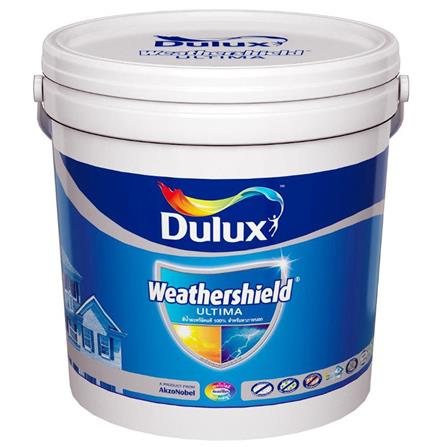 สีน้ำทาภายนอก DULUX WEATHERSHIELD ULTIMA BASE D กึ่งเงา 3 ลิตร_0
