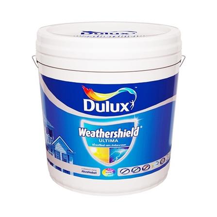 สีน้ำทาภายนอก DULUX WEATHERSHIELD ULTIMA BASE C กึ่งเงา 9 ลิตร_0