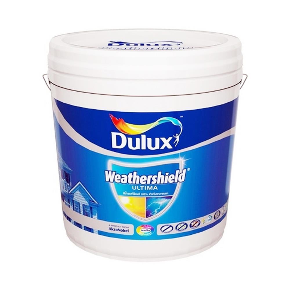 สีน้ำทาภายนอก DULUX WEATHERSHIELD ULTIMA BASE B เนียน 9 ลิตร