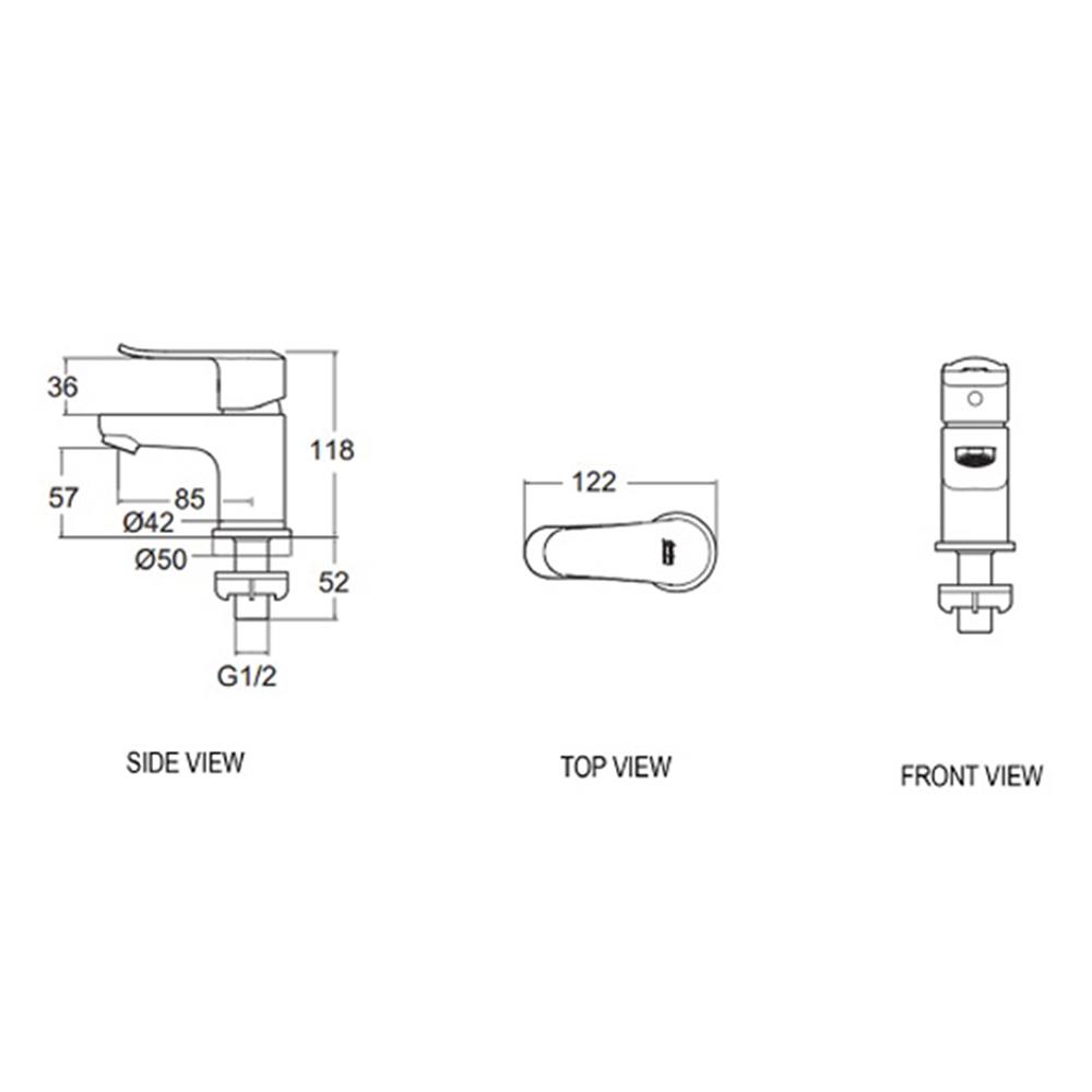 ก๊อกอ่างล้างหน้าเดี่ยว AMERICAN STANDARD A-0706-10