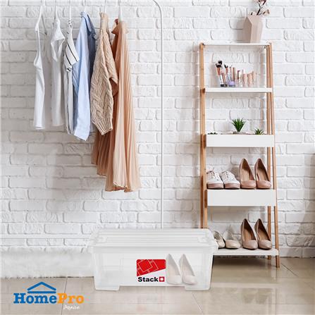 กล่องเก็บของ ฝาล็อค DKW A4 STACKO 6651 10 ลิตร สีใส_3