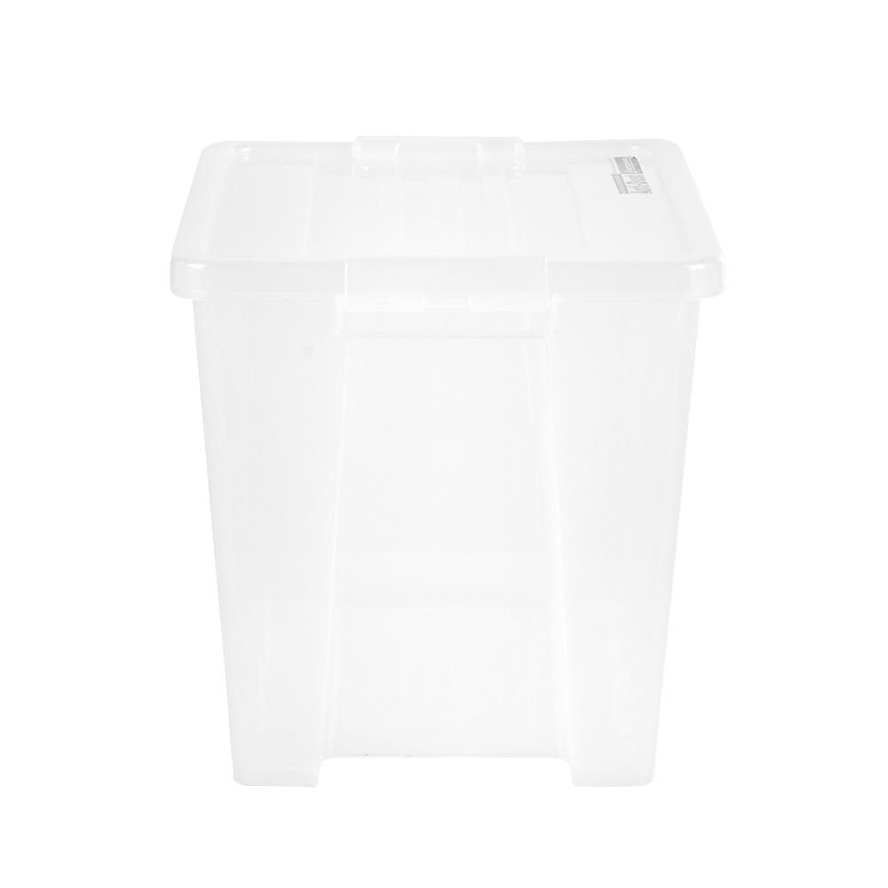 กล่องเก็บของ ฝาล็อค STACKO 6652 24 ลิตร สีใส