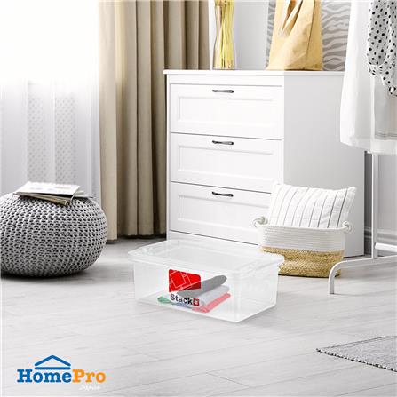 กล่องเก็บของ ฝาล็อค STACKO 6657 6 ลิตร สีใส_3