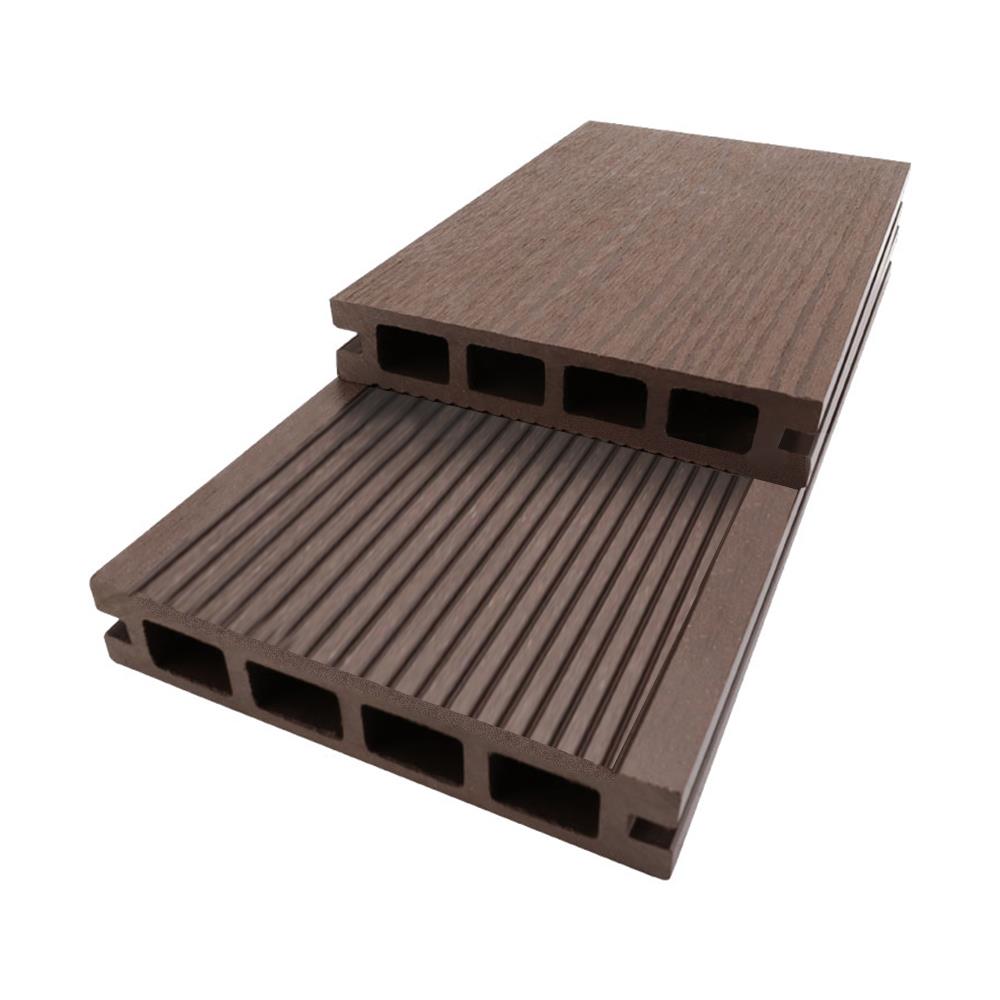 ไม้พื้นกลวง THAISUN SWB03 2.5x13.5x240 ซม. สีน้ำตาลแดง