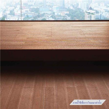 ไม้พื้นกลวง THAISUN SWB03 2.5x13.5x240 ซม. สีน้ำตาลแดง_2