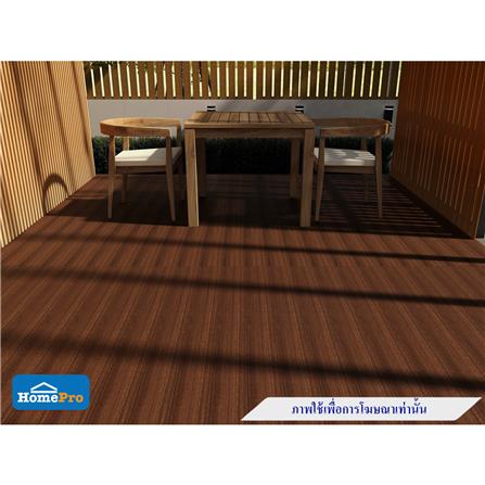 ไม้พื้นกลวง THAISUN SWB03 2.5x13.5x240 ซม. สีน้ำตาลแดง_3
