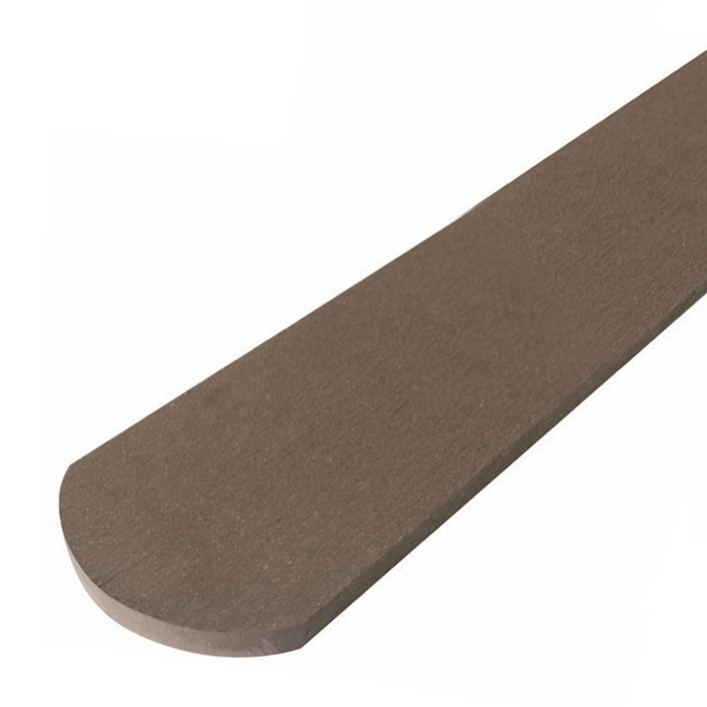 ไม้รั้ว หัวมน THAISUN 10X150X1.2 ซม. สีน้ำตาลช็อคโกแลต