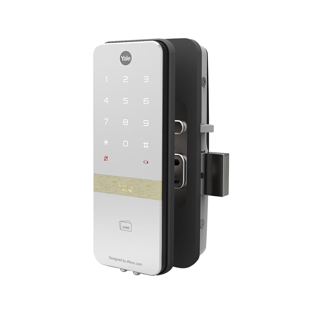 กลอนดิจิตอล YALE YDR323 สีดำ/นิเกิ้ล