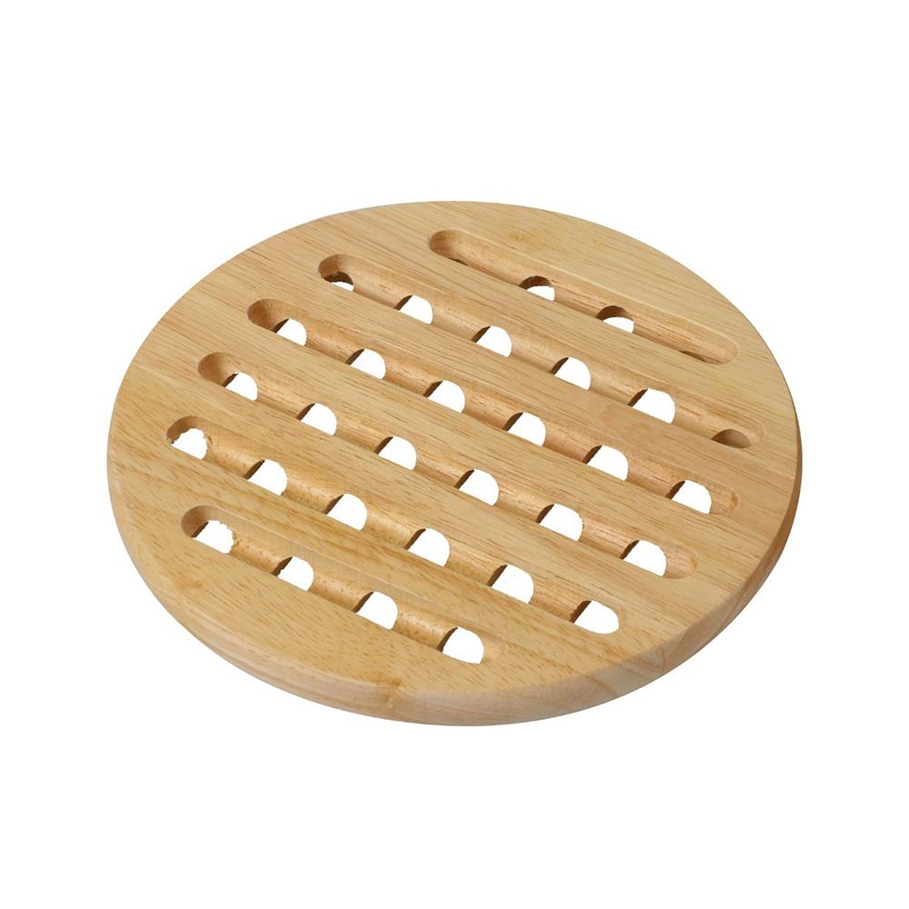 ที่รองภาชนะร้อนไม้กลม QUALITY WOOD TA-T009