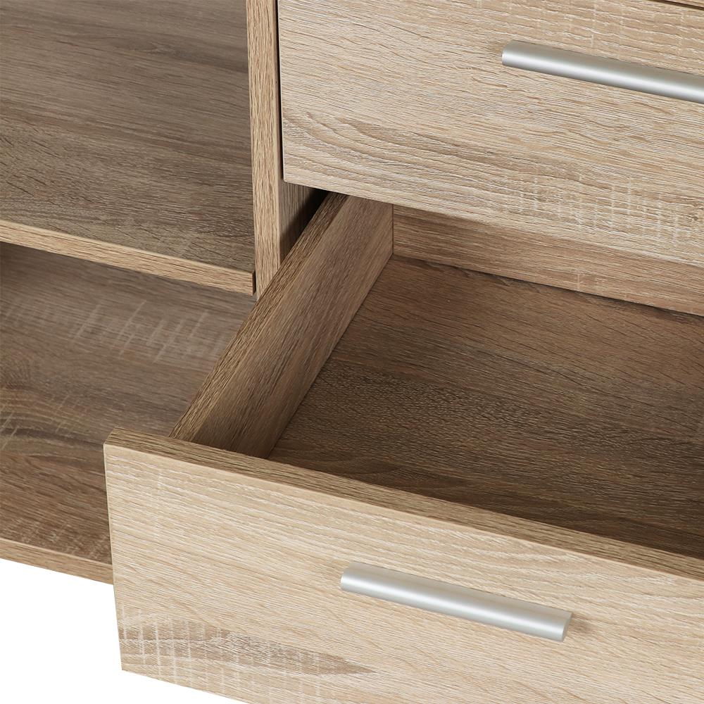 โต๊ะทำงาน FURDINI CT-3366UA สีไวท์โอ๊ค