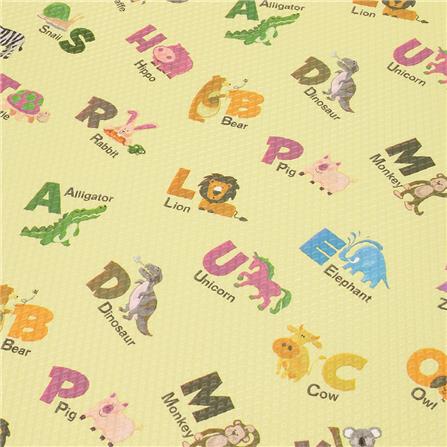 แผ่นอเนกประสงค์ HOME LIVING STYLE ABC&JOY2 135X185 ซม. สีเหลือง_2