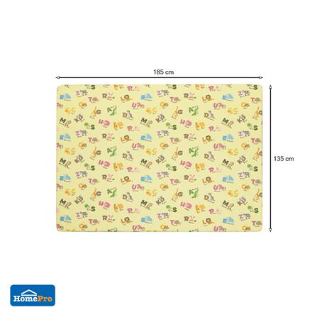 แผ่นอเนกประสงค์ HOME LIVING STYLE ABC&JOY2 135X185 ซม. สีเหลือง_8