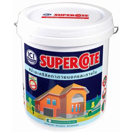 สีน้ำทาภายนอก ชนิดด้าน DULUX SUPERCOTE BASE B 9 ลิตร_0