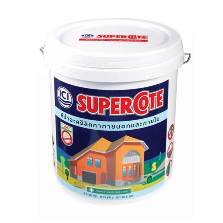 สีน้ำทาภายนอก ชนิดด้าน DULUX SUPERCOTE BASE C 9 ลิตร_0