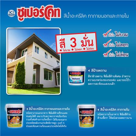 สีน้ำทาภายใน DULUX SUPERCOTE BASE A ด้าน 3 ลิตร_4