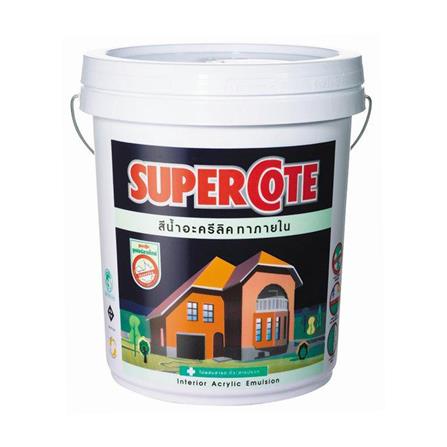 สีน้ำทาภายใน ชนิดด้าน DULUX SUPERCOTE BASE B สีขาว 9 ลิตร