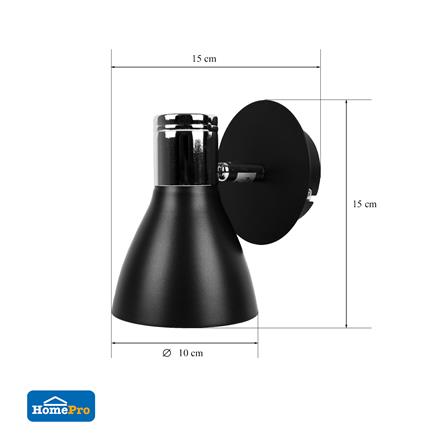 ไฟกิ่งภายใน CARINI GR-306-1-BK สีดำ 1 หัว_5