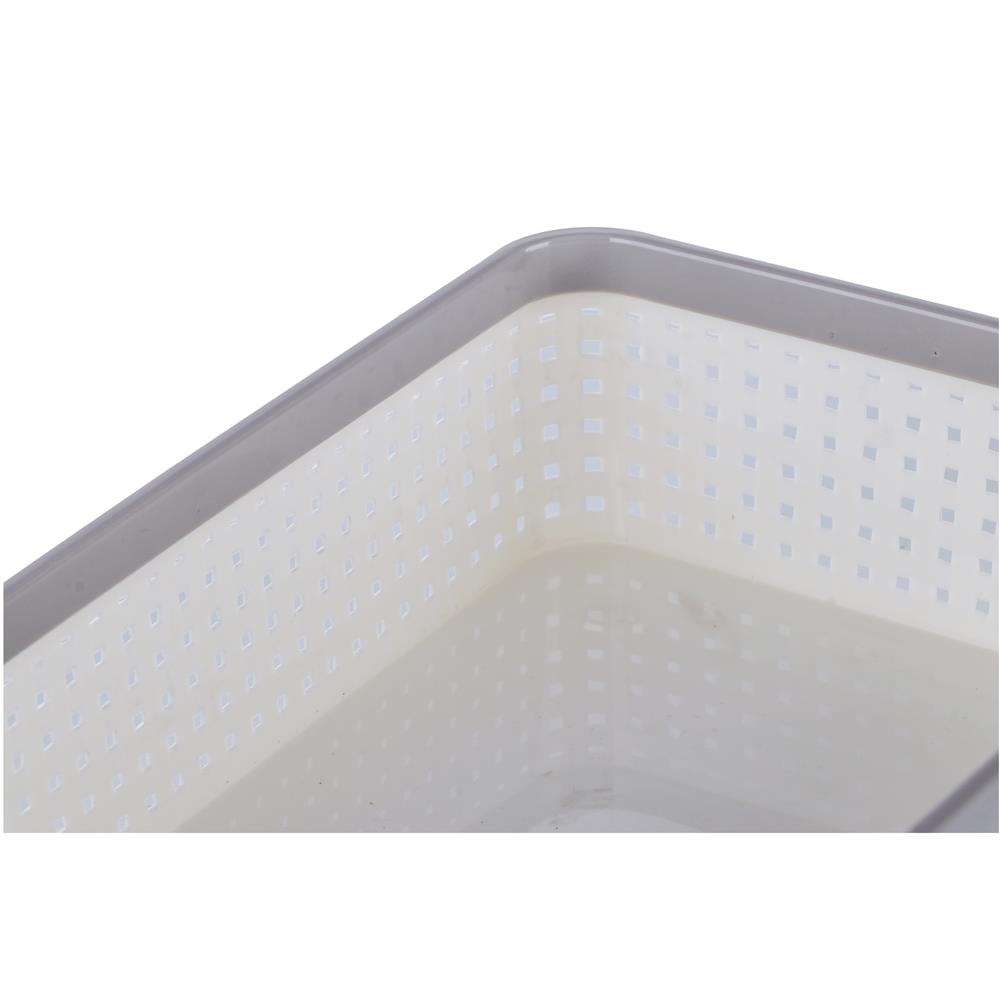 ตะกร้าผ้าเหลี่ยม IN SPACE HH-1087(XS)ขาว