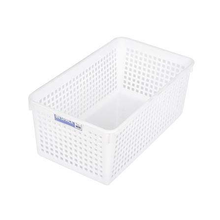 ตะแกรงใส่ของเหลี่ยมสูงกลางINSPACE KECH 5185 สีขาว_3