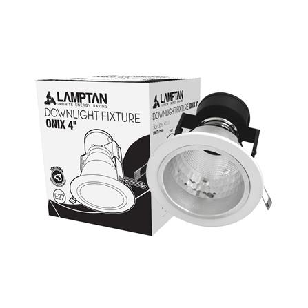 ดาวน์ไลท์ LAMPTAN ONIX  4 นิ้ว ทรงกลม_1