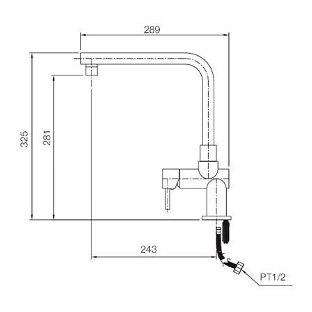 ก๊อกอ่างล้างหน้า ผสม WS-0135/XL_1