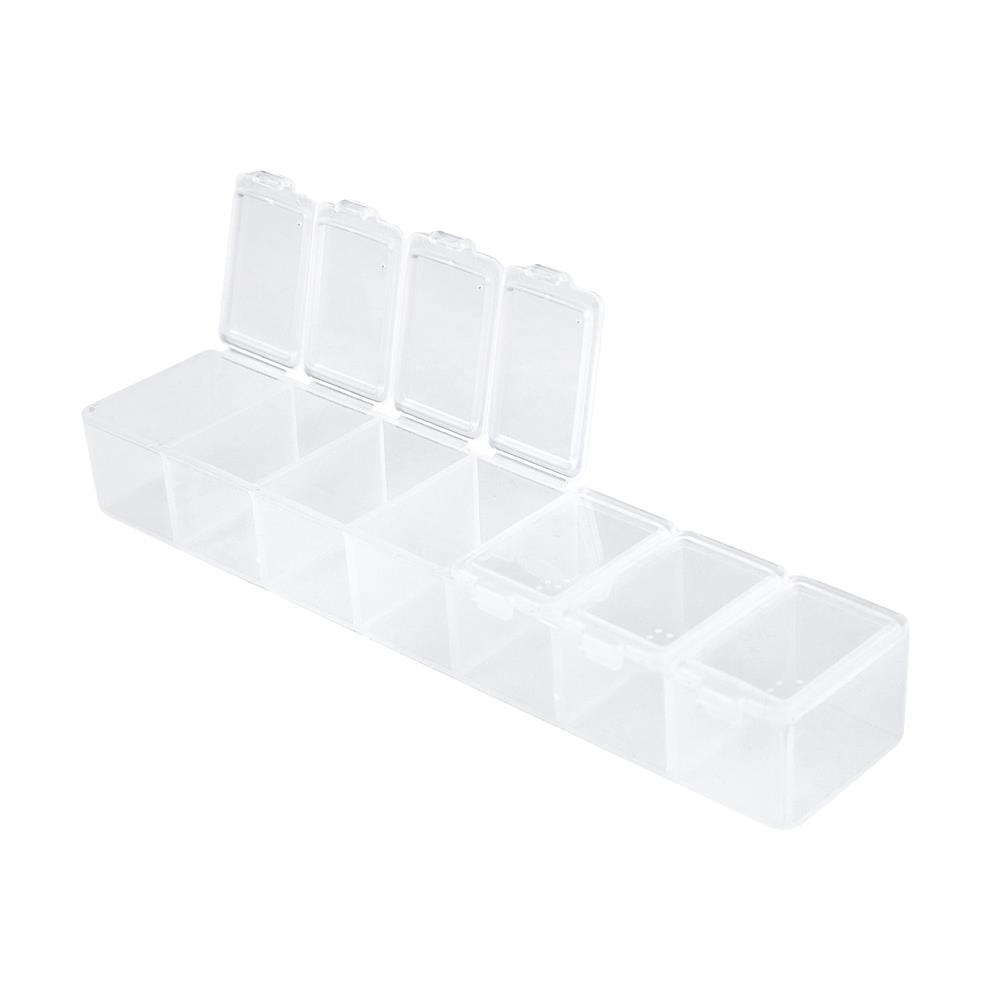 ตลับพลาสติก 7 ช่อง STACKO PB55W