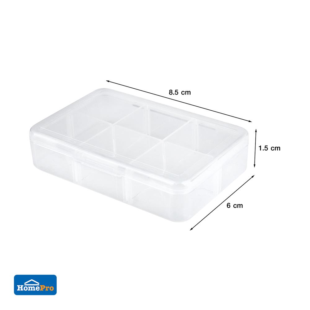 ตลับพลาสติก 6 ช่อง STACKO PB24W